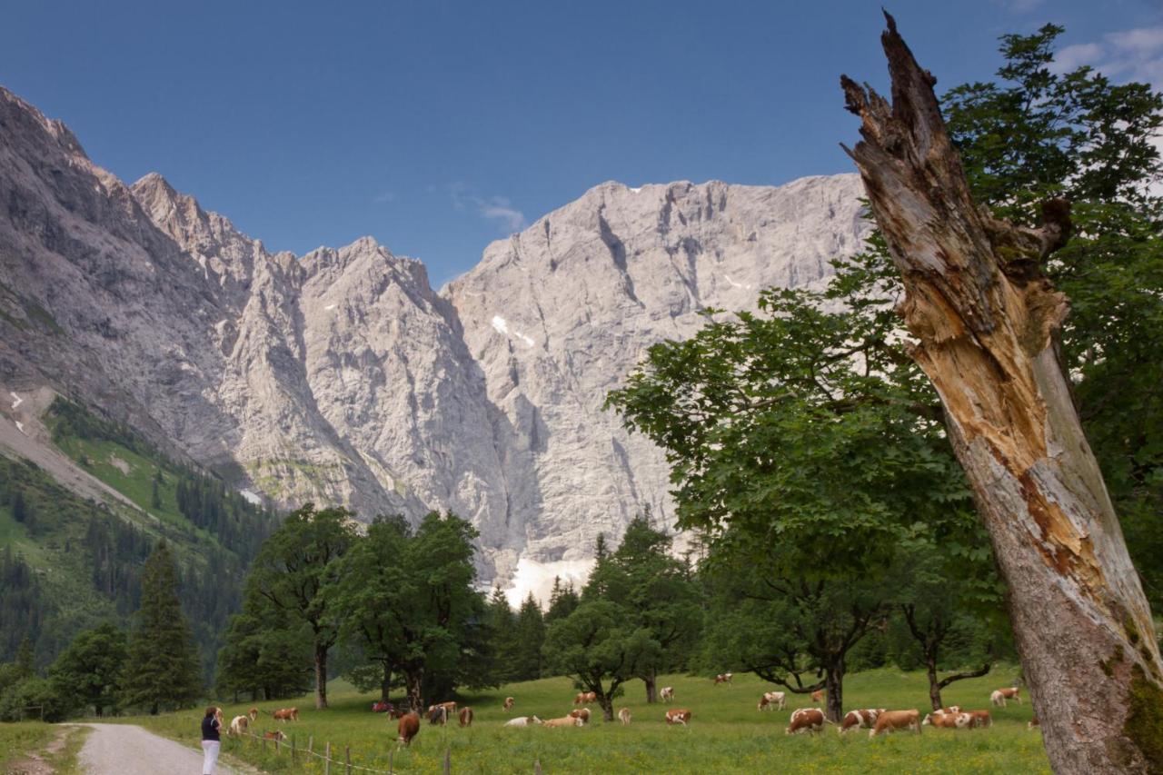 Das Naturhotel Die Eng Hinterriß Exterior foto